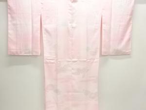 ヱ霞に菊桐模様織出し単衣長襦袢